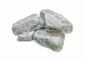 Камни для бани Серпентинит обвалованный ведро 10кг