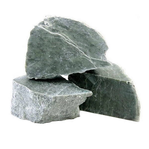 Камни для бани Нефрит колото-пиленный ведро 10кг